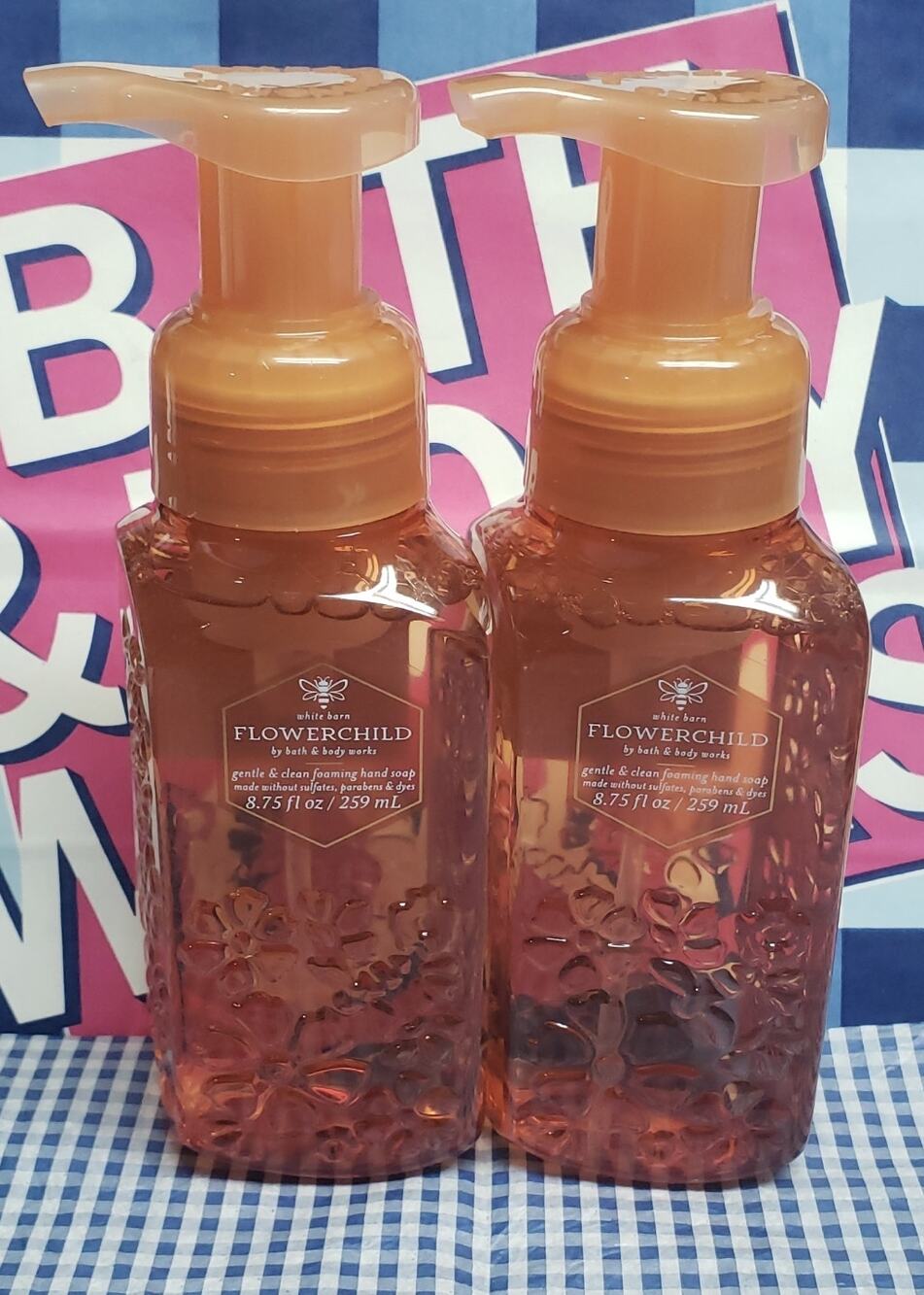 BBW Flowerchild Gentle & Clean Foaming Hand Soap 2 Pack
